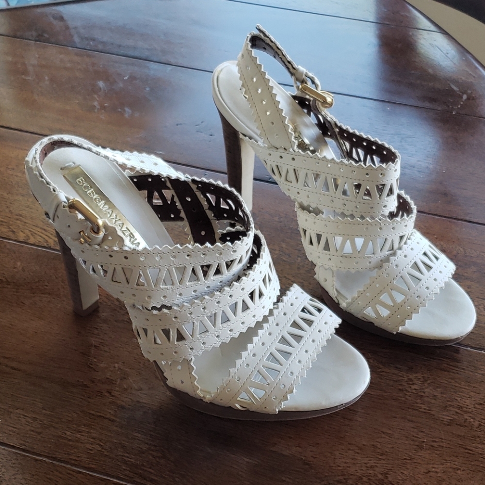 BCBGMaxAzria Heeled Sandals, Size 6